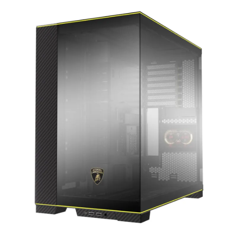 Lian Li 聯力 O11 EVO RGB Automobili Lamborghini Edition ATX Case 中塔機箱 - 黑色
