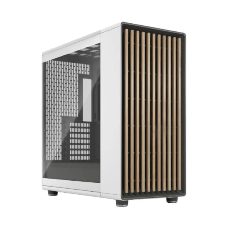 Fractal Design North ATX Case 機箱 Tempered Glass (Chalk White/Charcoal) - 黑色