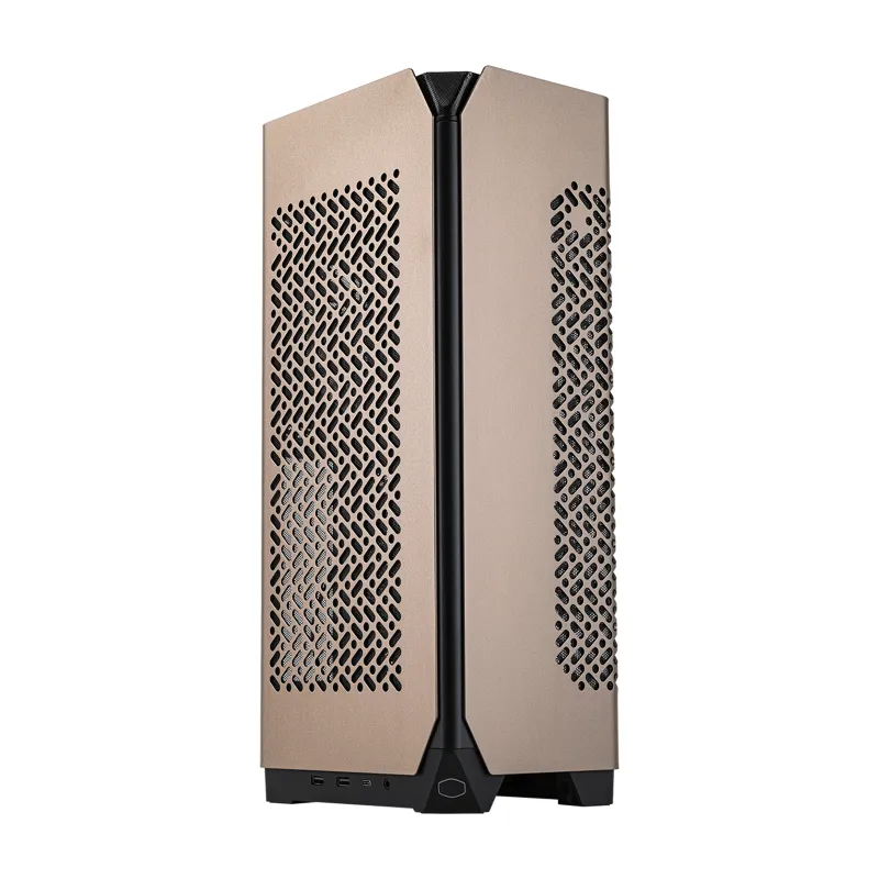 Cooler Master NCORE 100 MAX Mini-ITX Case 機箱 深灰 / 銅 包含 120mm水冷 & 850w 金牌 SFX 主機電源 - 銅色