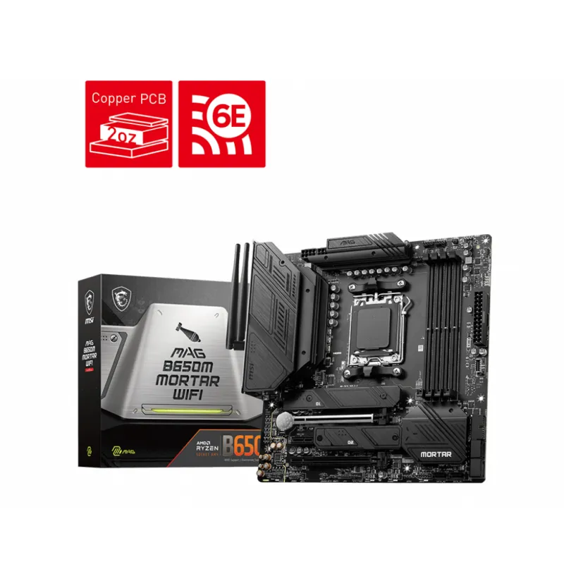 MSI 微星 MAG B650M MORTAR WIFI MATX 主機板 (DDR5)