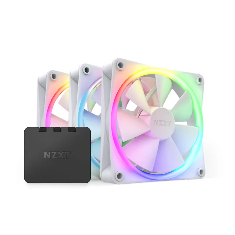 NZXT F120 RGB Triple Pack with Controller - 黑色