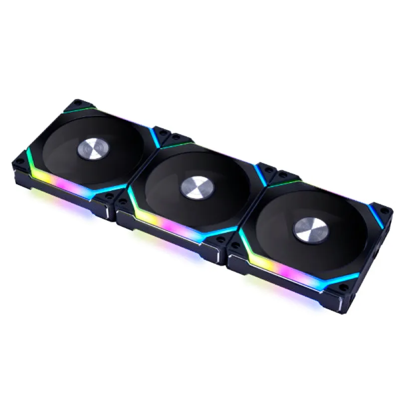 LIAN LI 聯力 UNI FAN SL120 V2 RGB 120mm 無線 Wireless  機箱風扇 - 黑色 / Single Pack 單件