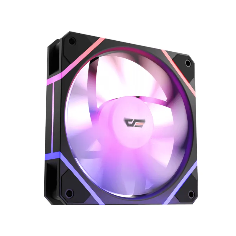 DarkFlash DM12 Pro PWM ARGB 機箱風扇 反向扇葉 - 黑色 / Single Pack 單件