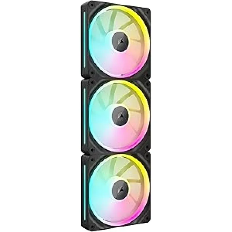 Corsair 海盜船 iCUE LINK LX120 RGB 120mm PWM PC Fans Starter Kit with iCUE LINK System Hub (Triple Pack 三件裝)(CO-9051026-WW) - 正葉