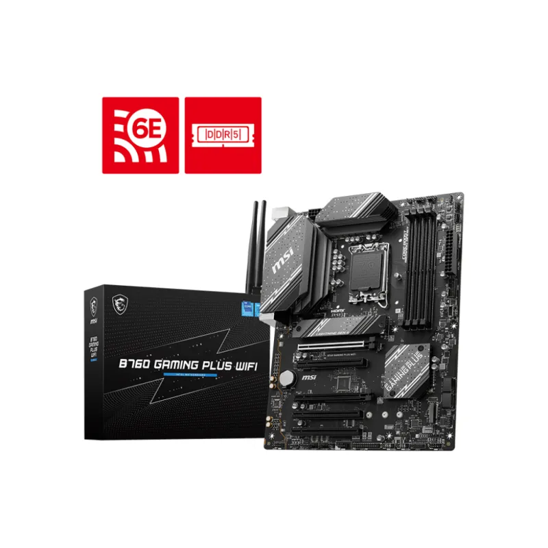 MSI 微星 B760 GAMING PLUS WIFI ATX 主機板 (DDR5)