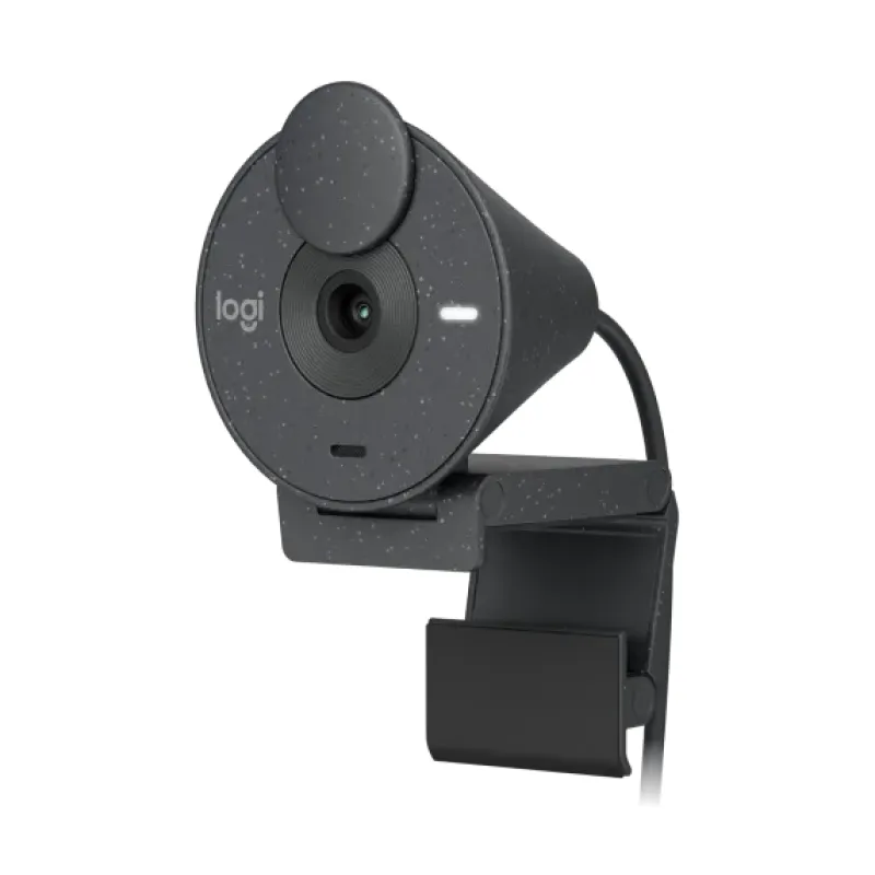 logitech Brio 300 Full HD Webcam - 黑色