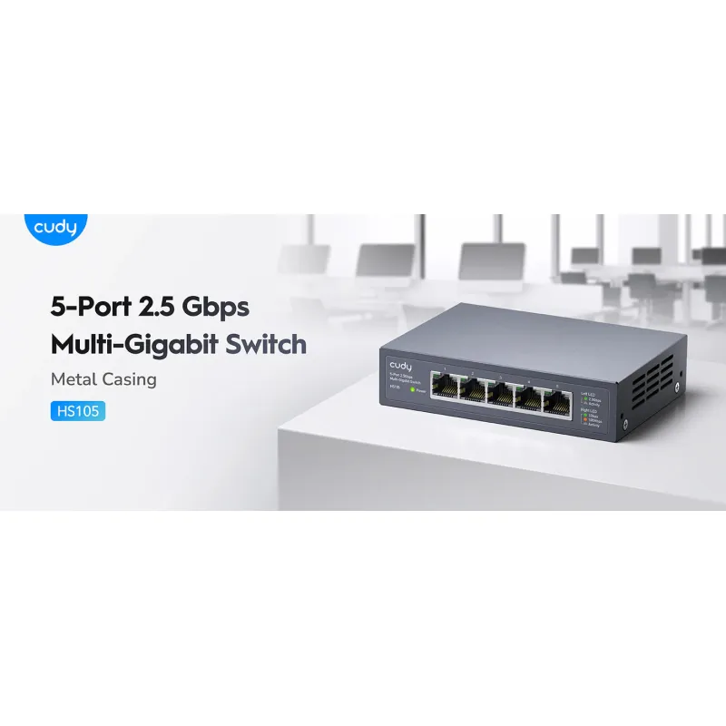 Cudy 多酷 HS105 5 Port Gigabit Switch 交換器