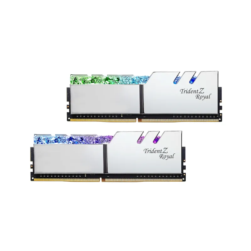 G.Skill Trident Z Royal Silver RGB DDR4 3200 MHz 32GB (16GB x 2) (F4-3200C16D-32GTRS)