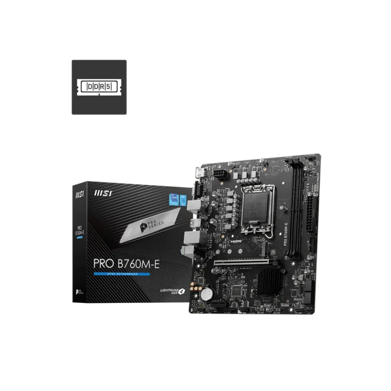 MSI PRO B760M-E DDR5 MATX 主機板