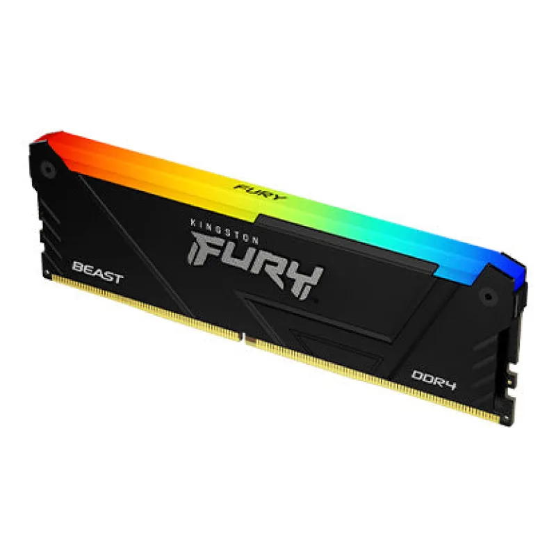 KINGSTON FURY BEAST DDR4 RGB 3200MHz C16 KIT RAM 記憶體 - 16GB (8GB x2)