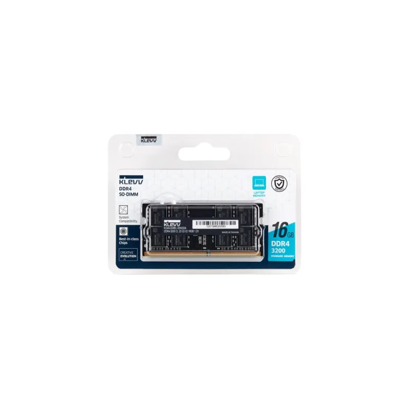 Klevv 科賦 DDR4 3200MHz SODIMM Notebook RAM 16GB (16GB x1)