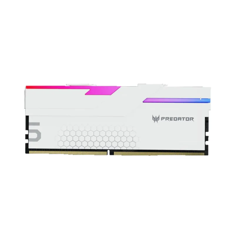 Acer Predator HERMES RGB 記憶體 RAM DDR5 32GB /64GB 6400Mhz KIT 黑/白 - 32GB (16GB x2) / 黑色 / 6400MHz