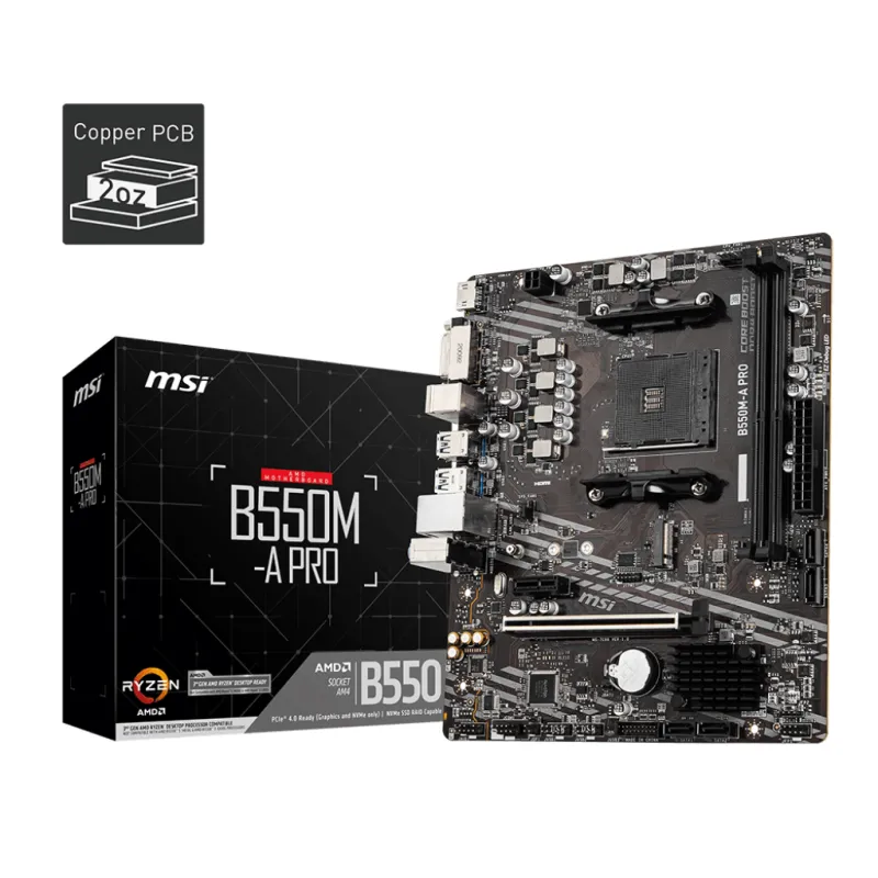 MSI 微星 MAG B550M-A PRO MATX 主機板 (DDR4)