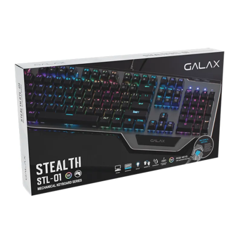 GALAX Gaming Keyboard (STL-01) Blue switch, 104 US layout