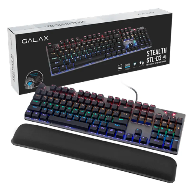GALAX Gaming Keyboard (STL-03) Blue switch, 104 US layout