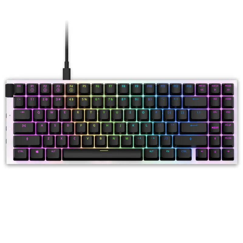 NZXT Function MiniTKL Compact Mechanical Keyboard (紅軸) - 黑色
