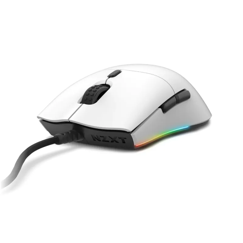 NZXT Lift Lightweight Ambidextrous Mouse 輕量化電競滑鼠 黑/白 - 黑色