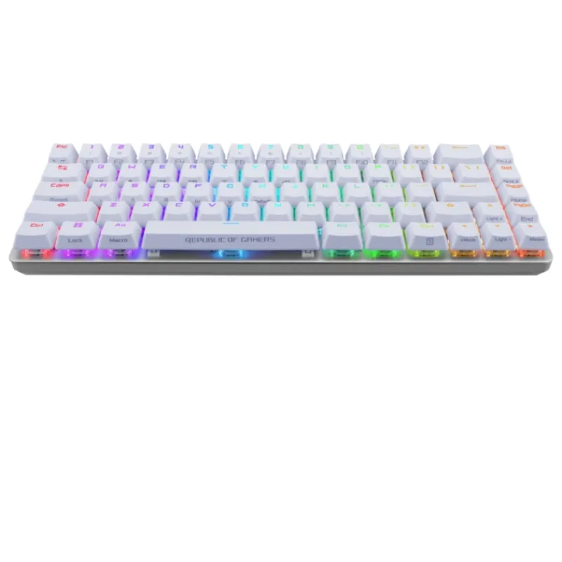 ASUS ROG Falchion Ace NX White 68Keys 有線機械鍵盤 (青/紅/茶軸） - 青軸