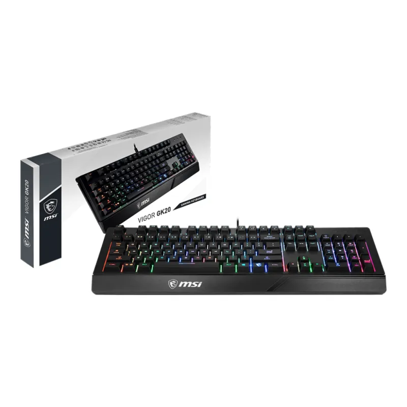 【八週年大激減】MSI 電競週邊 VIGOR GK20 TC (KB-MGK2T)