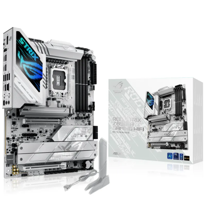 ASUS 華碩 ROG STRIX Z890-A GAMING WIFI ATX 白色主機板 DDR5