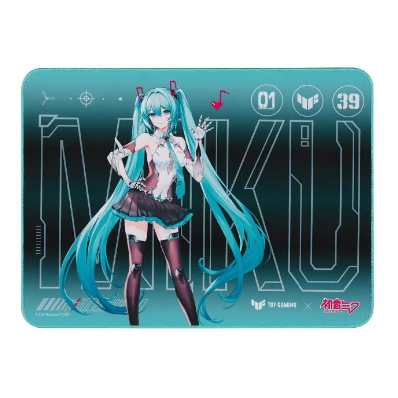 ASUS MIKU 初音未來TUF GAMING X HATSUNE MIKU初音未來 P1 Hatsune Miku Edition 電競鼠墊
