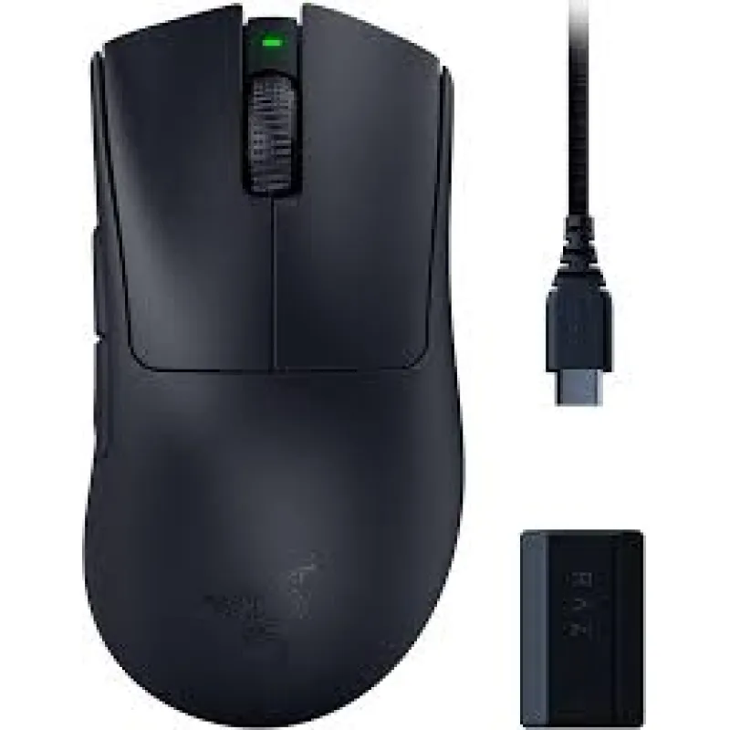 Razer DeathAdder V3 Pro 無線遊戲滑鼠+ HyperPolling Wireless Dongle Bundle 無線轉接器套裝