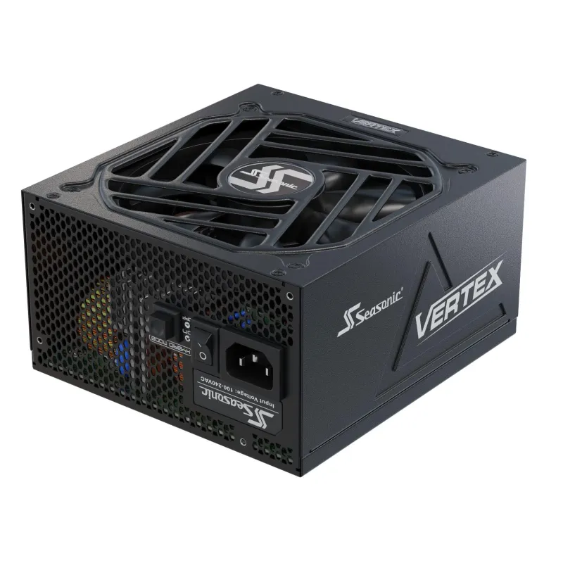 Seasonic Vertex 80 Plus Gold GX1000 1000W PSU 全模組 主機電源 (10年原廠保固) 黑/白 - 白色