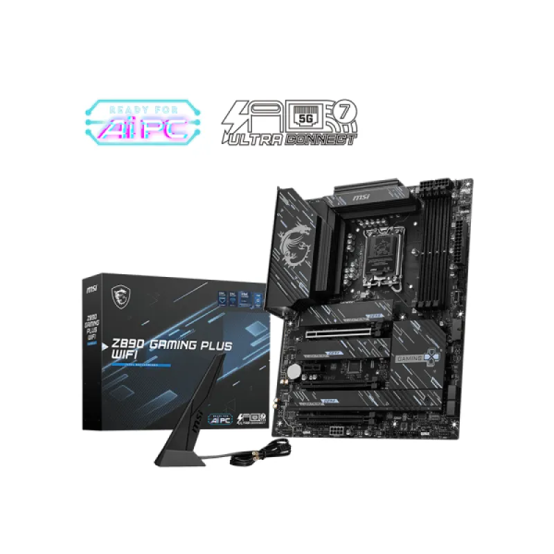 MSI 微星 Z890 GAMING PLUS WIFI ATX 主機板 (DDR5)