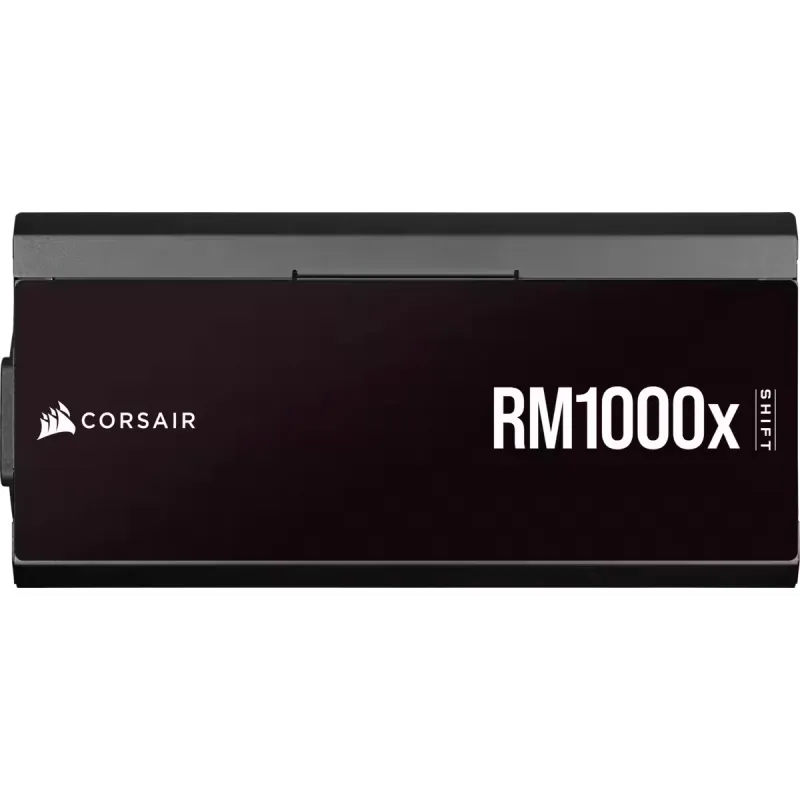 【夏日優惠】Corsair RM1000X Shift 1000W 80Plus Gold Fully Modular ATX3.0 金牌 全模組 主機電源 (10年保用) 黑/白 - 黑色