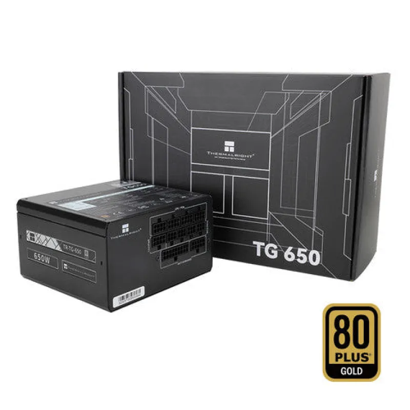 ThermalRight 利民 TG650 650W 80Plus Gold 金牌 全模組 主機電源 (5年保)