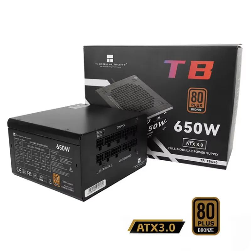 ThermalRight 利民 TB650S 650W 80Plus Bronze 銅牌 主機電源牛 (5年保)