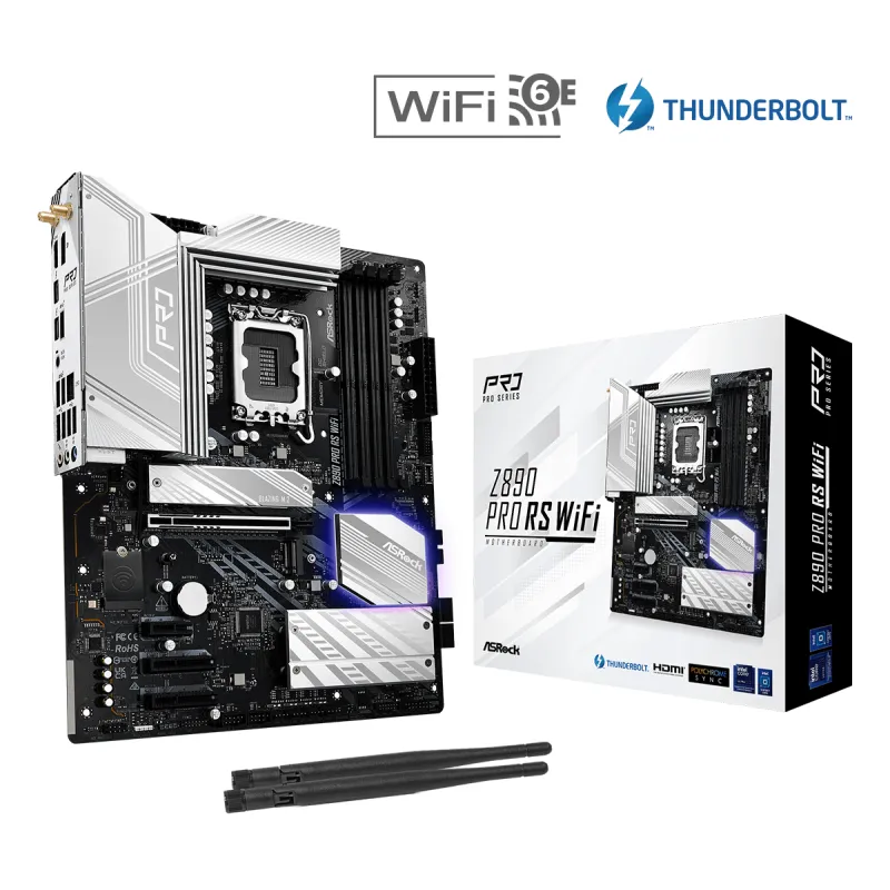 ASRock 華擎 Z890 PRO RS WIFI ATX 主機板 (DDR5)
