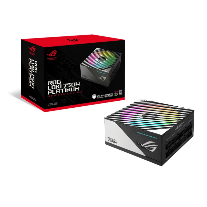 【夏日優惠】ASUS ROG LOKI 750W 80Plus Platinum SFX-L 白金 全模組 ARGB 靜音 電源