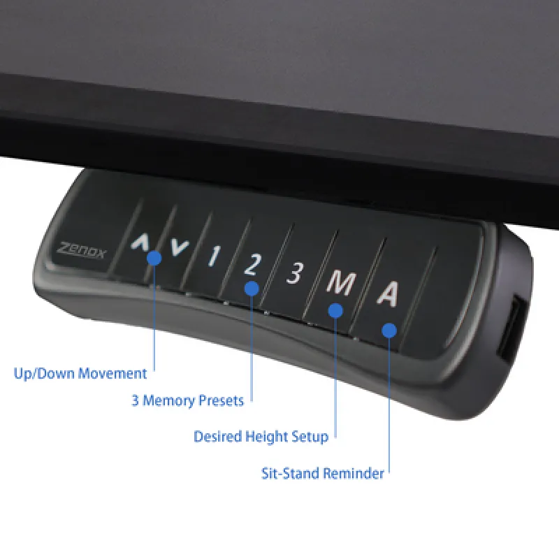 ZenoX Hades  ARGB 冥王電競枱 Gaming Desk Pro 3.0 (1.2M/1.5M/1.8M)  (升降版) - 1.2M