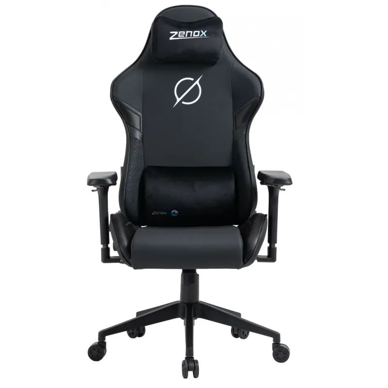 Zenox Saturn-MK2 Gaming Chair (Leather/Carbon)