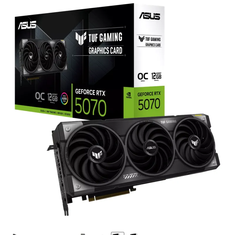 ASUS 華碩 TUF GAMING GeForce RTX 5070 12GB GDDR7 OC 顯示卡
