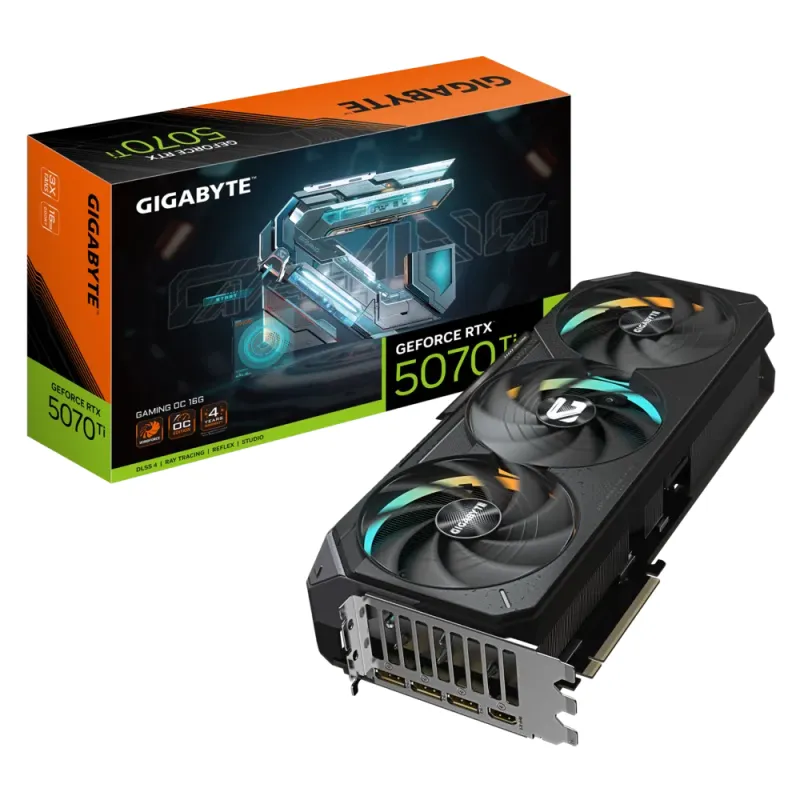 GIGABYTE 技嘉 GeForce RTX 5070 Ti 16GB GAMING OC  顯示卡