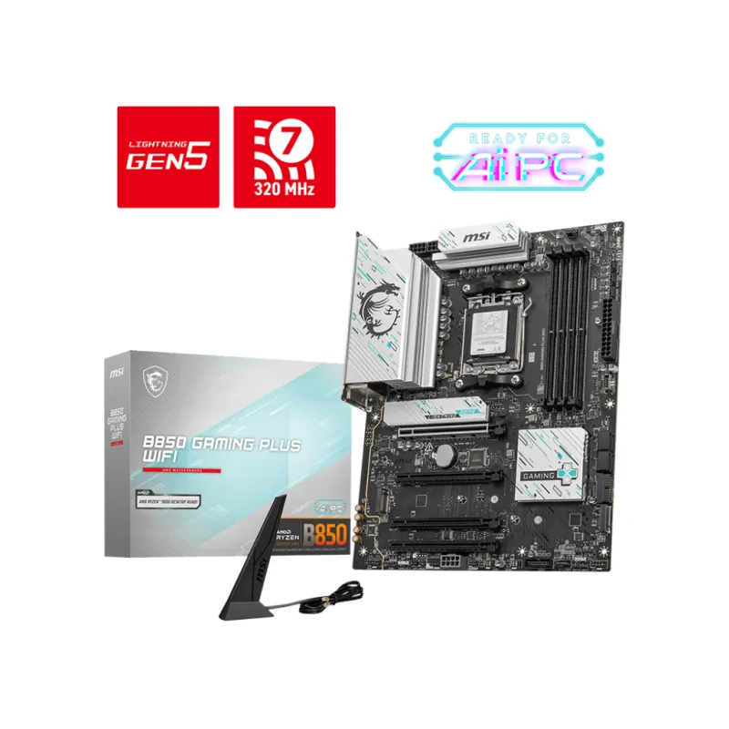 MSI 微星 B850 GAMING PLUS WIFI ATX 主機底板