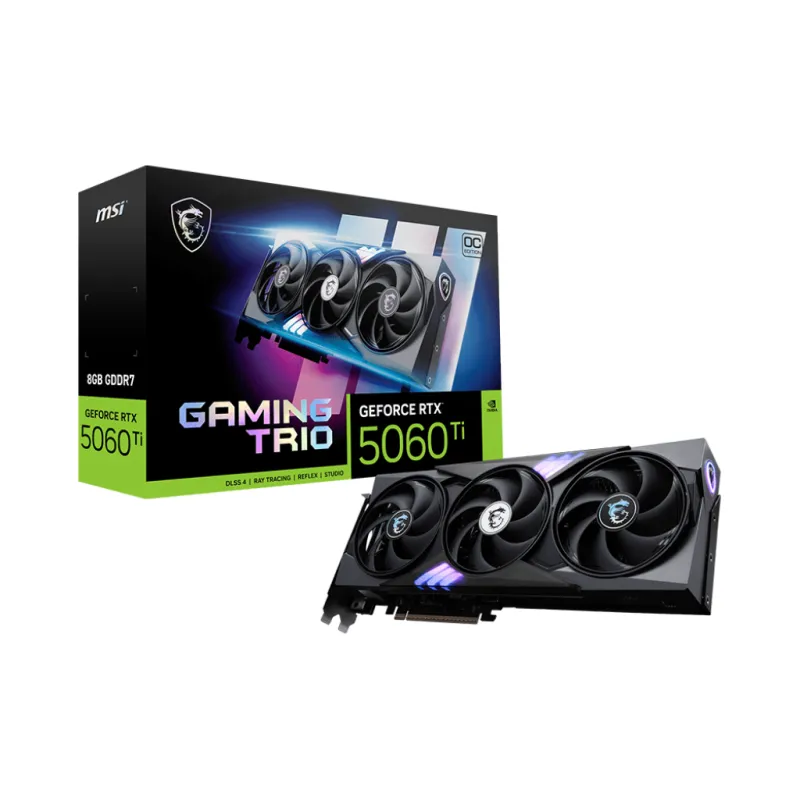 MSI 微星 GAMING TRIO GeForce RTX 5060 Ti 顯示卡 8G GDDR7 OC