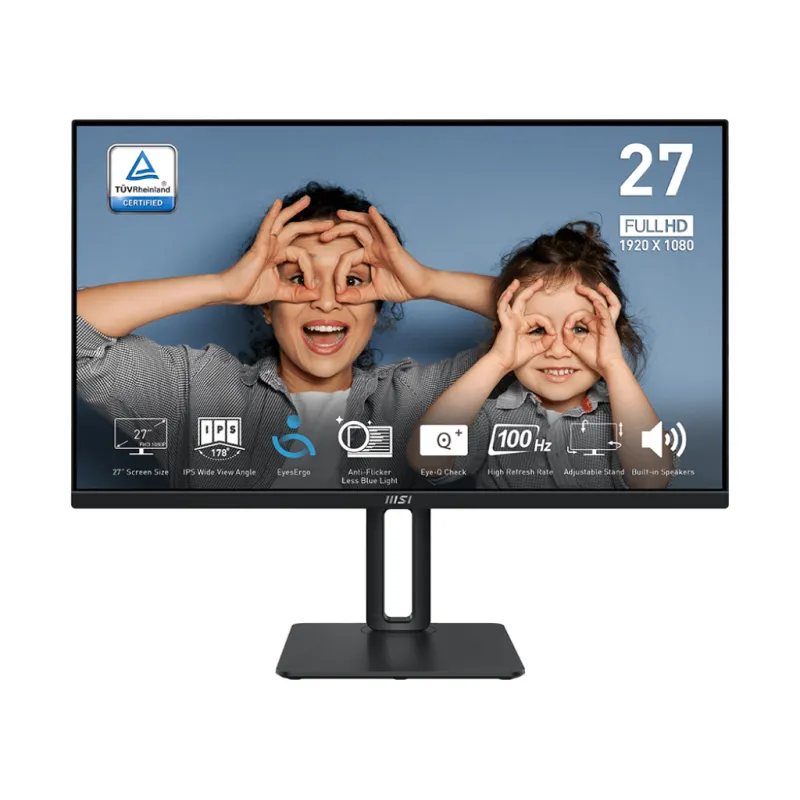 MSI 微星 PRO MP275P MONITOR 專業顯示器 (27 吋 FHD 100Hz IPS 内置喇叭 可調升降) - 1920 x 1080