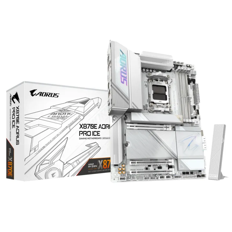 GIGABYTE 技嘉 X870E AORUS PRO ICE WIFI7 ATX 主機板 (DDR5)