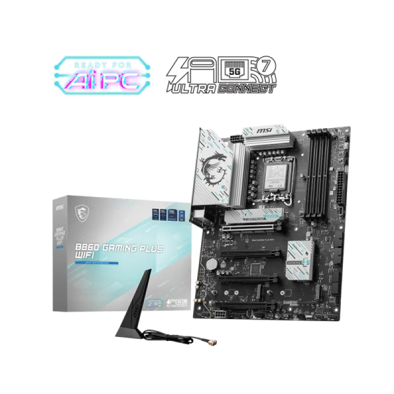 MSI 微星 B860 GAMING PLUS WIFI ATX 主機板