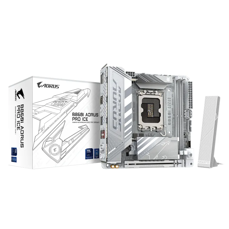 GIGABYTE 技嘉 B860I AORUS PRO ITX 白色主機板