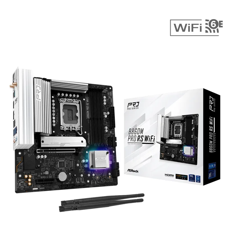 ASRock 華擎 B860M Pro RS WiFi MATX 主機板