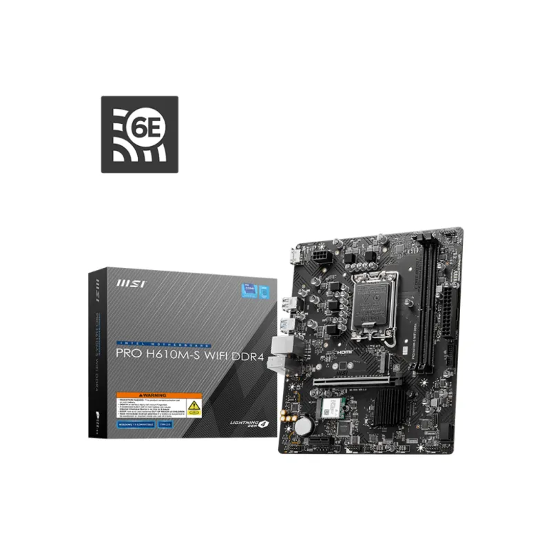MSI 微星 PRO H610M-S WIFI D4 MATX 主機板 (DDR4)