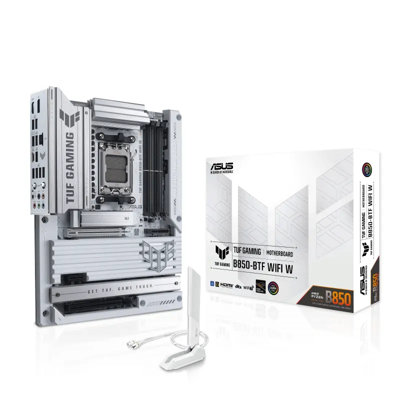 ASUS 華碩 TUF GAMING B850-BTF WIFI W ATX 白色背插主機板 (DDR5)