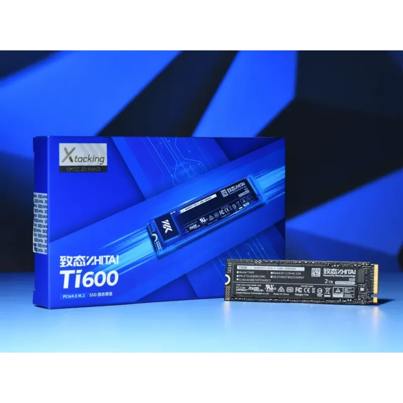 【八週年大激減】ZhiTai 致態 Ti600 M.2 Gen4.0 NVMe SSD 高速讀寫 (7000MB/s) - 支援 PlayStation 5 - 500GB