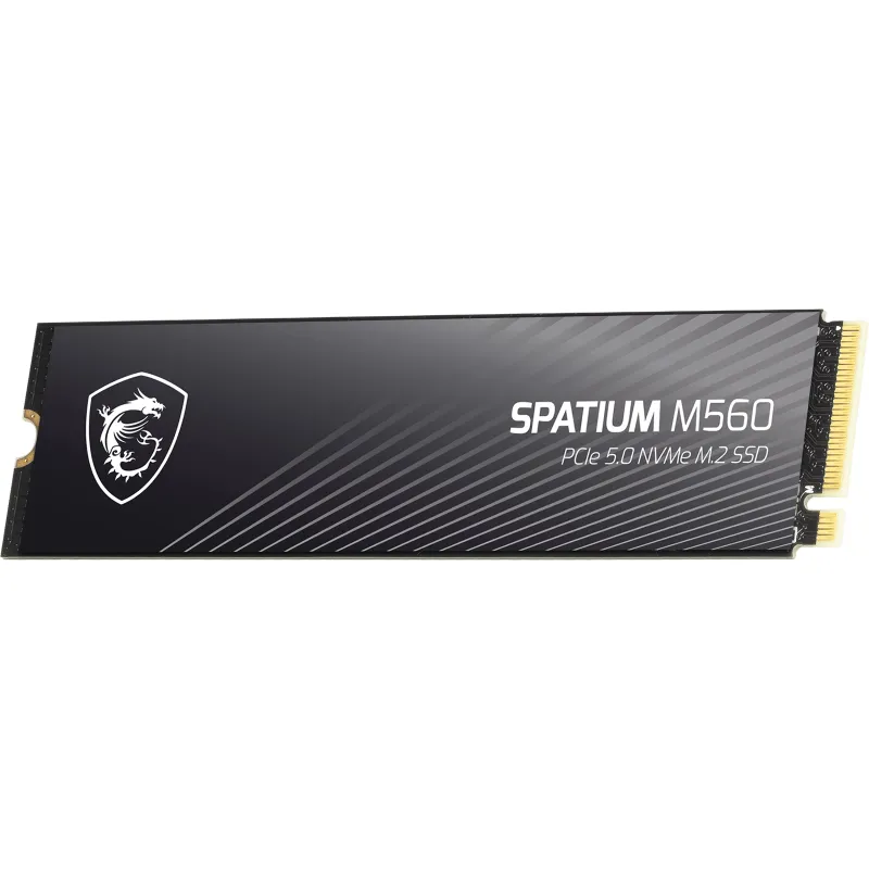MSI 微星 SPATIUM M560 SSD 固態硬碟 PCIe 5.0 NVMe M.2 2280 10,300mb/s - 1TB