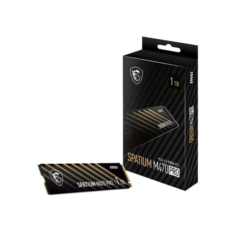 【八週年大激減】MSI 微星 SPATIUM M470 PRO SSD 固態硬碟 PCIe 4.0 NVMe M.2 2280 - 1TB
