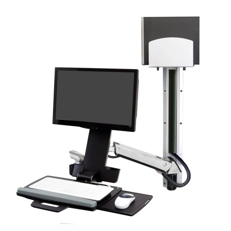 Ergotron StyleView Sit-Stand Combo System - 黑色